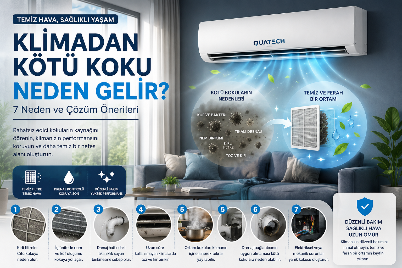 Klimadan Kötü Koku Neden Gelir